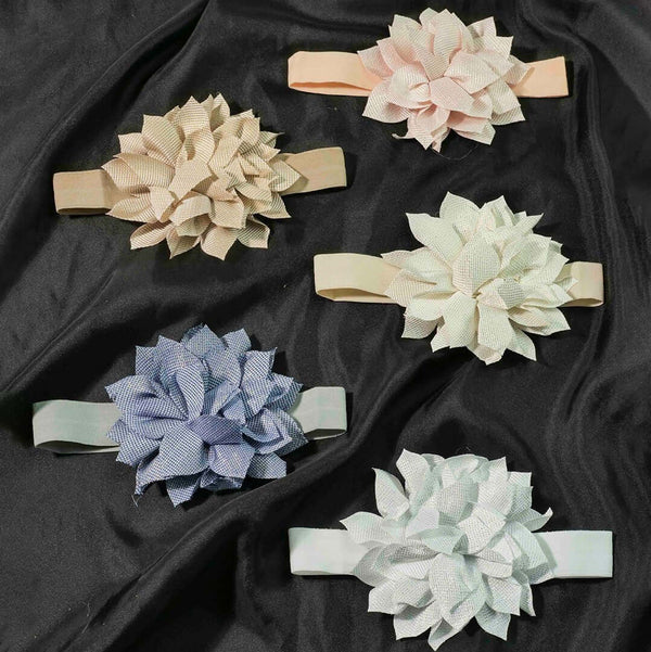 Best Hair Band Cotton Flower Shape A20 - 170 Online In Pakistan - Win Bachat