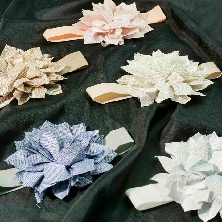 Best Hair Band Cotton Flower Shape A20 - 170 Online In Pakistan - Win Bachat