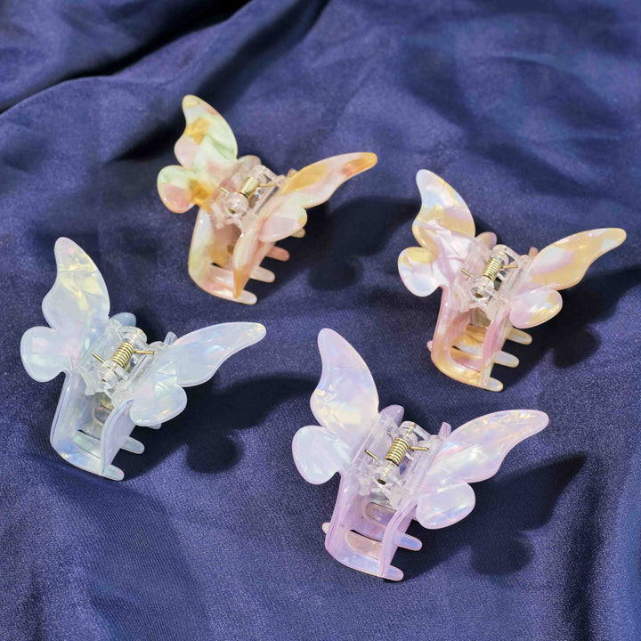 Best Hair Catcher Plastic Raimbow Colour Butterfly Shape A15 - 345 Online In Pakistan - Win Bachat