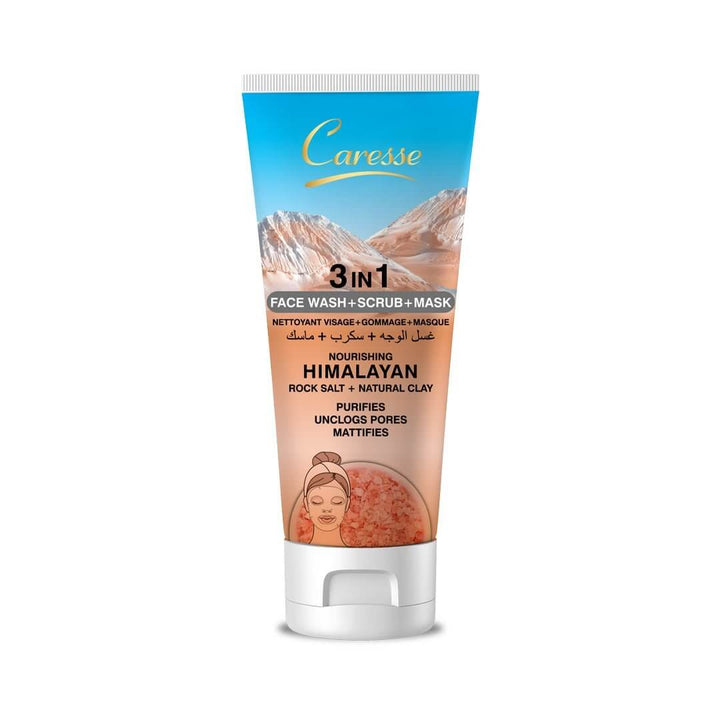 Best Himalayan Rock Salt + Natural Clay 3in1 100ml (Facewash + Scrub + Mask) Online In Pakistan - Win Bachat