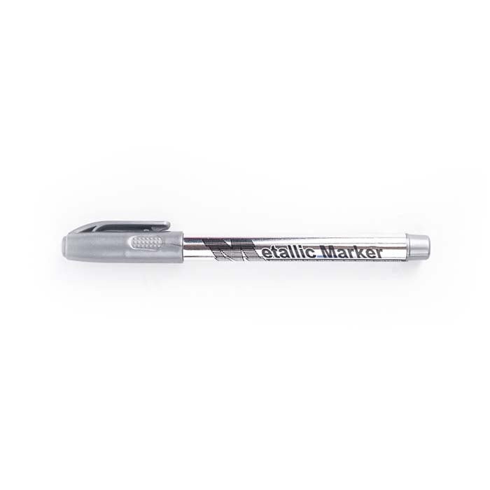 M&G Silver Metallic Marker AWBY0171 - Win Bachat