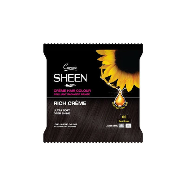 Best Sheen CrÌÄå¬me Hair Colour Sachet ̢‰âÛÏ Dark Brown 02 Online In Pakistan - Win Bachat