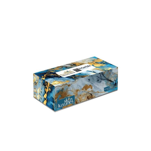 Best SKIN LUXURIES SUPREME FACIAL TISSUES (100 X 2 PLY) - MARBLE SPARK BLUE  Online In Pakistan - Win Bachat