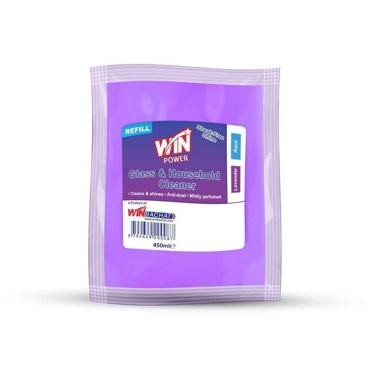 Best WIN POWER GLASS CLEANER LAVENDER 450ml  Online In Pakistan - Win Bachat