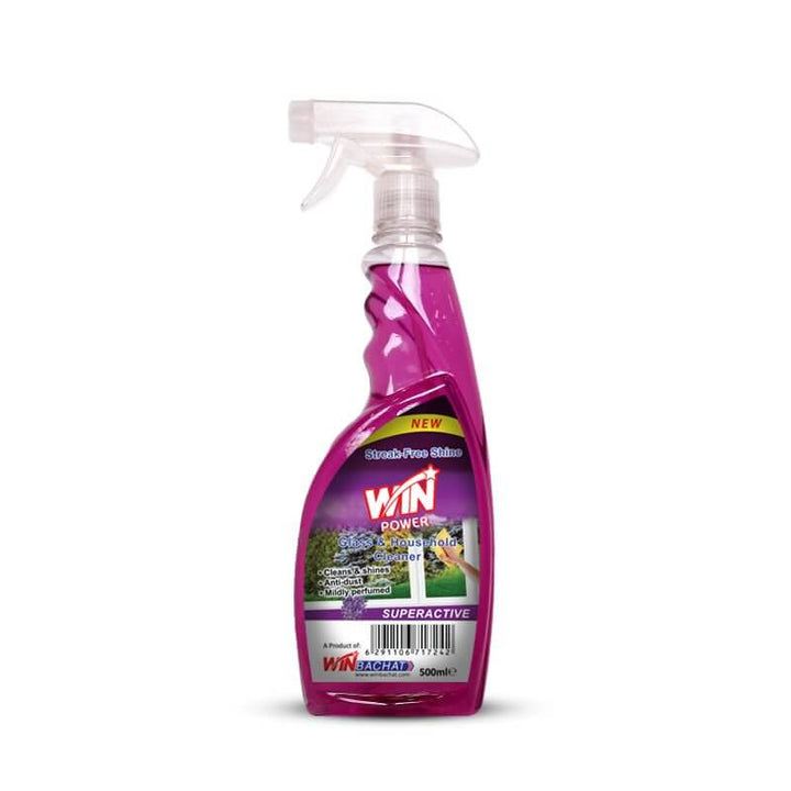 Best WIN POWER GLASS CLEANER LAVENDER - 500ml  Online In Pakistan - Win Bachat