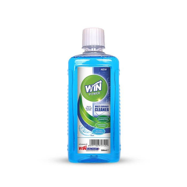 Best WIN POWER MULTI-PURPOSE CLEANER AQUA - 500ml  Online In Pakistan - Win Bachat