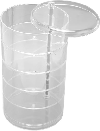 Transparent jewellery box 5 layer - Win Bachat