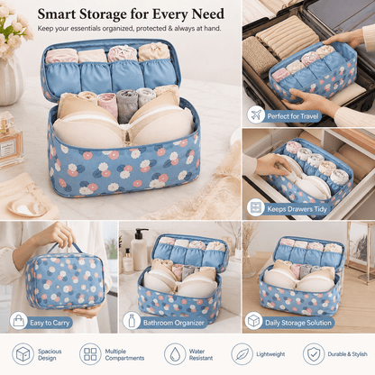 Travel Bra & Lingerie Organizer Bag - Win Bachat