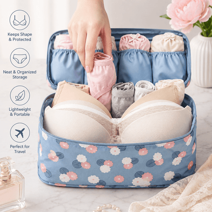 Travel Bra & Lingerie Organizer Bag - Win Bachat