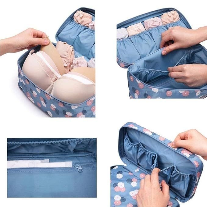 Travel Underwear Panties Bra Pouch Organizer Bag Pouch Waterproof - Win Bachat