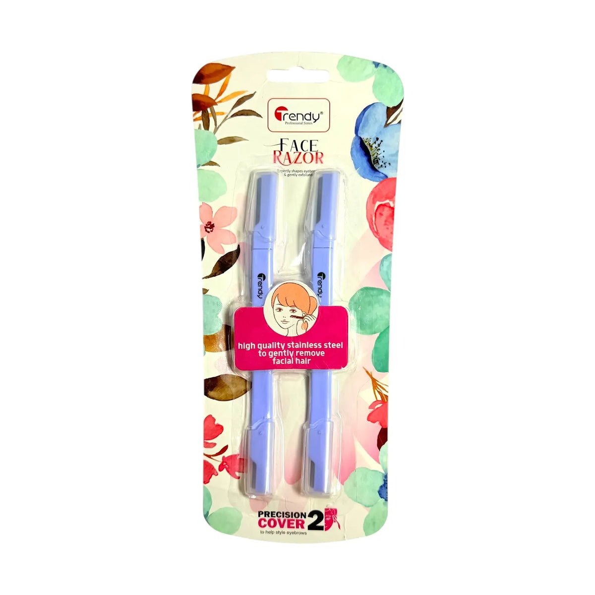 Trendy Face Razor Blue - 2 Pack - Win Bachat
