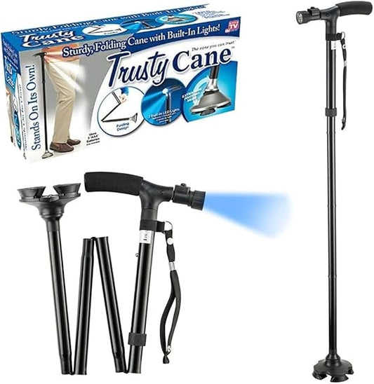 Trusty Cane Walking Stick with LED - Win Bachat