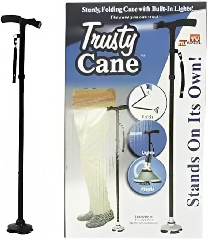 Trusty Cane Walking Stick with LED - Win Bachat