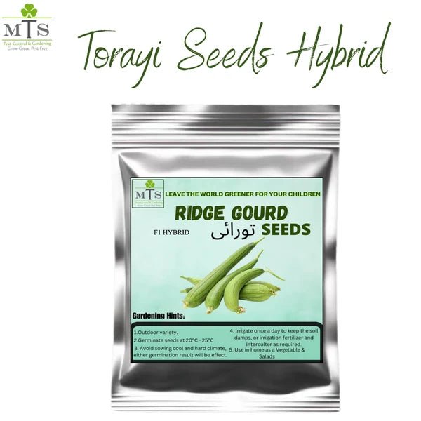 Turayi Seeds (Ridge Gourd) – F1 Hybrid Vegetable Seeds - Win Bachat