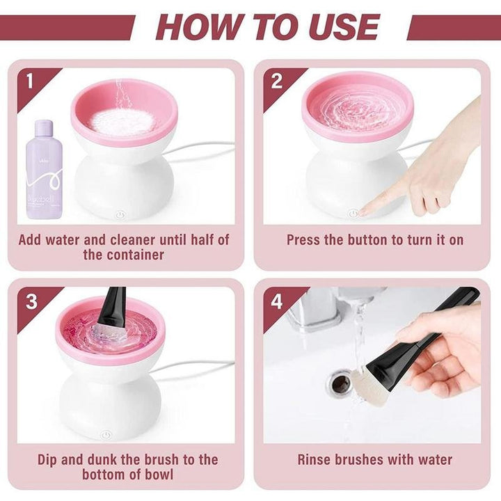 USB Portable Make Up Brush Cleaner - Win Bachat