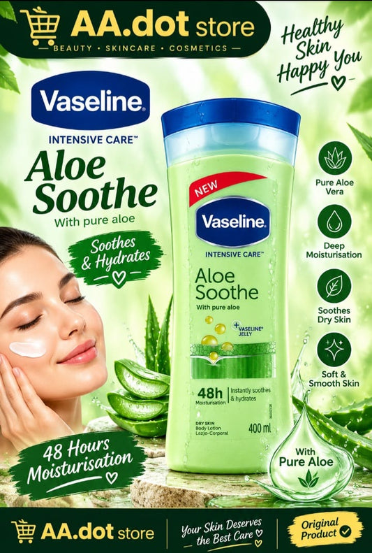 Vaseline Intensive Care Aloe Soothe Body Lotion 400ml - Win Bachat