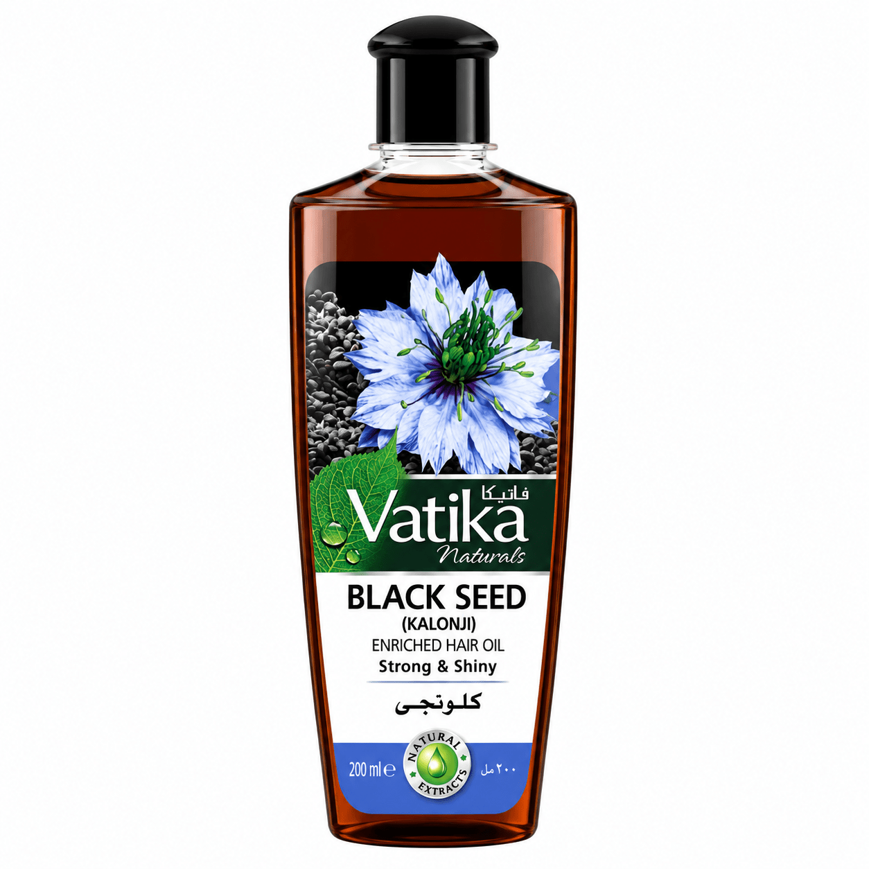 VATIKA HAIR OIL - 200ML (BLACK SEED) - Win Bachat