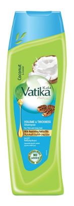 VATIKA SHAMPOO 185 ML COCONUT & CASTOR VOLUME AND THICKNESS - Win Bachat