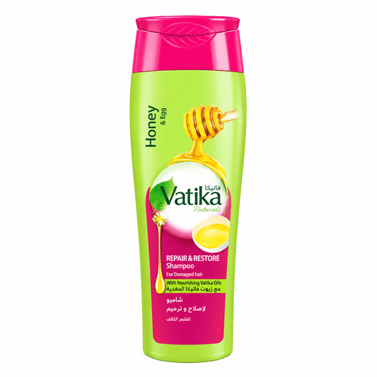 VATIKA SHAMPOO 185 ML HONEY & EGG REPAIR RESTORE - Win Bachat