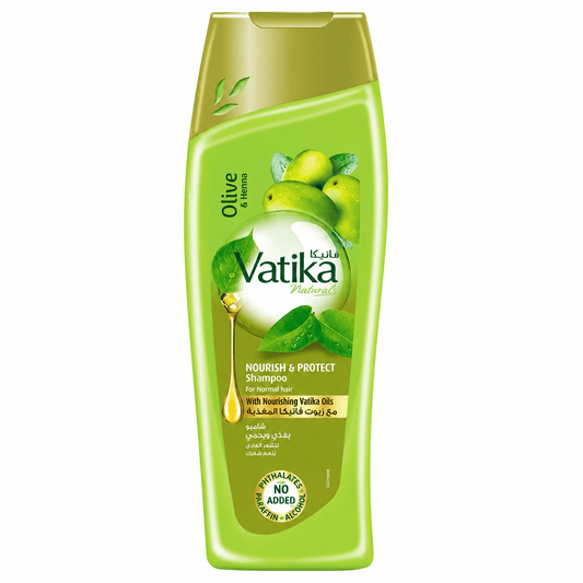 VATIKA SHAMPOO 185 ML OLIVE & HINA NOURISH PROTECT - Win Bachat