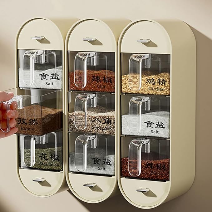 Wall Mounted Spice Rack - Win Bachat