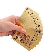 Waterproof Gold Cards Set of 52 - Win Bachat