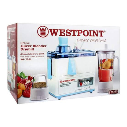 Westpoint 3-in-1 Juicer Blender Dry Mill WF-7201 - Win Bachat