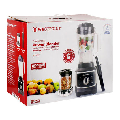 Westpoint Commercial 1500W Power Blender WF-448 - Win Bachat