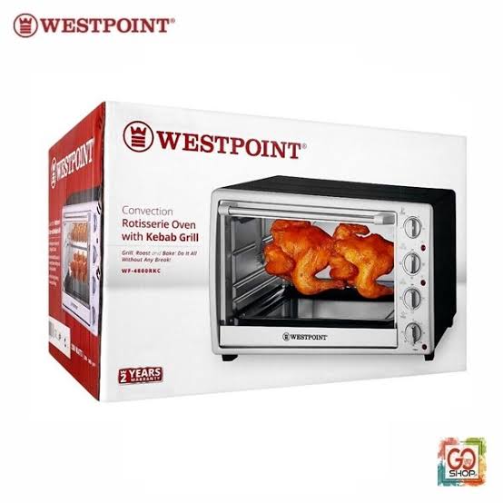 Westpoint Convection Rotisserie Oven with Kebab Grill WF-4800RKC - Win Bachat