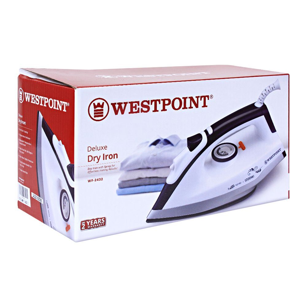 Westpoint Deluxe 1200W Dry Iron WF-2432 - Win Bachat
