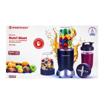 Westpoint Deluxe 1500W Nutri Blast Blender WF-449 - Win Bachat