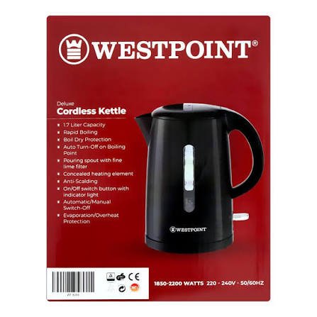 Westpoint Deluxe 1.7L Cordless Kettle WF-8266 - Win Bachat