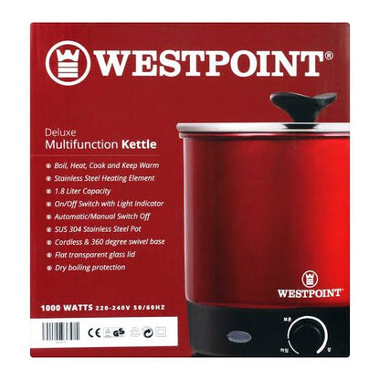 Westpoint Deluxe 1.8L Multifunction Kettle WF-6175 - Win Bachat