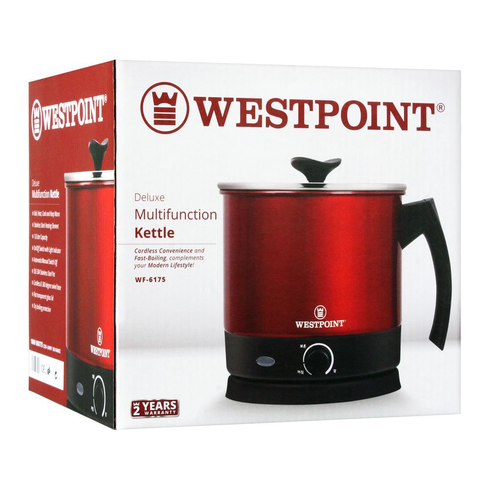 Westpoint Deluxe 1.8L Multifunction Kettle WF-6175 - Win Bachat