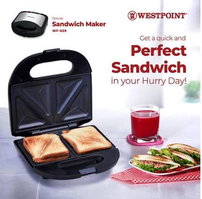 Westpoint Deluxe 2-Slice Sandwich Maker WF-639 - Win Bachat