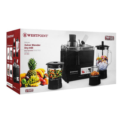 Westpoint Deluxe 4-in-1 Juicer Blender Dry Mill & Chopper WF-8824 - Win Bachat