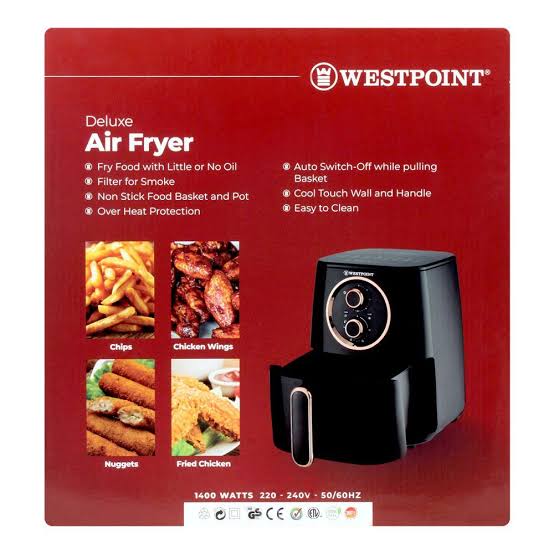 Westpoint Deluxe Air Fryer 1400W WF-5254 - Win Bachat