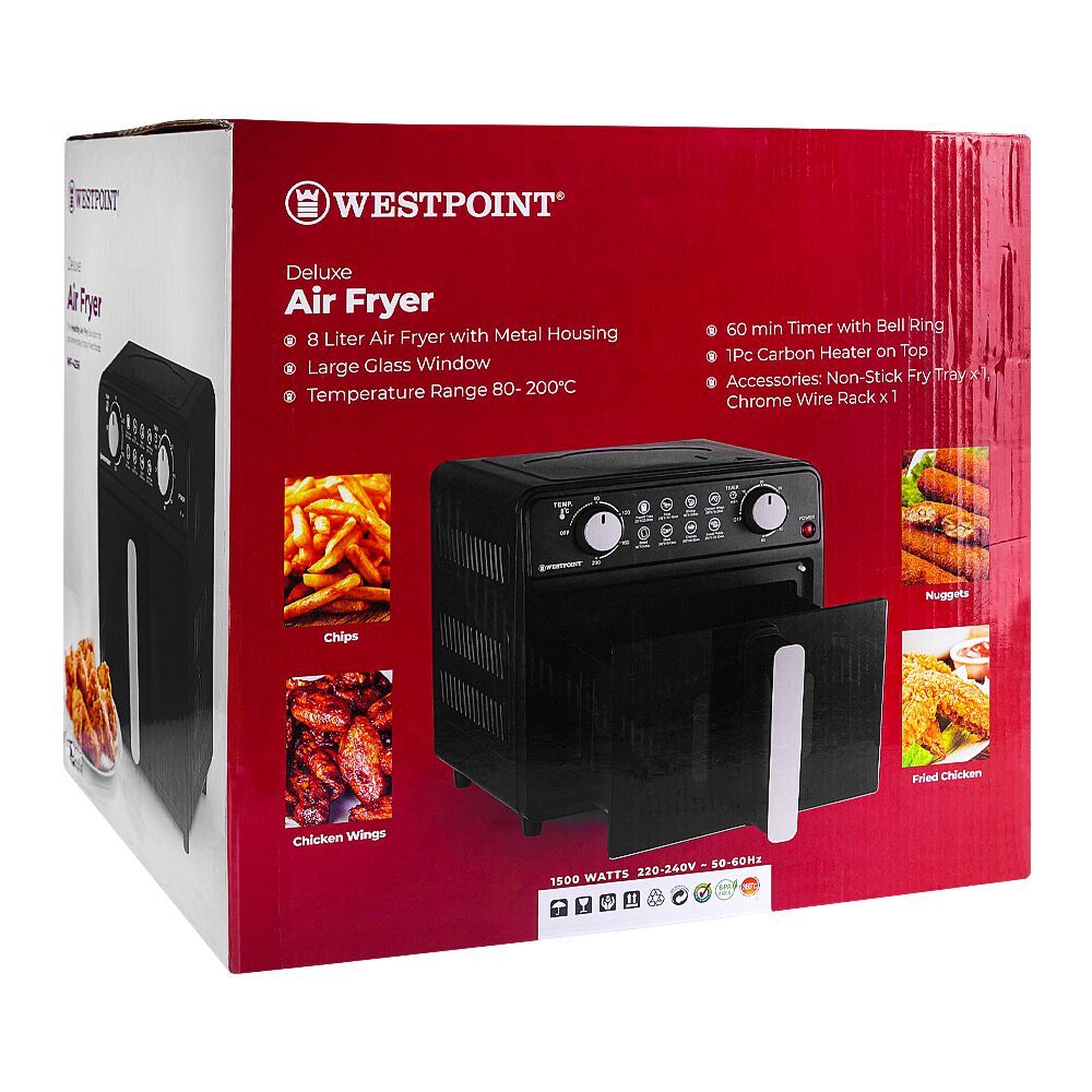 Westpoint Deluxe Air Fryer 8L WF-4256 - Win Bachat