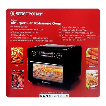 Westpoint Deluxe Air Fryer Rotisserie Oven WF-5259 - Win Bachat