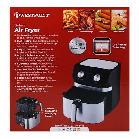 Westpoint Deluxe Air Fryer WF-4259 - Win Bachat