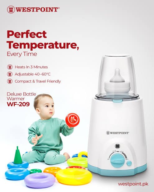 Westpoint Deluxe Baby Bottle Warmer WF-209 - Win Bachat