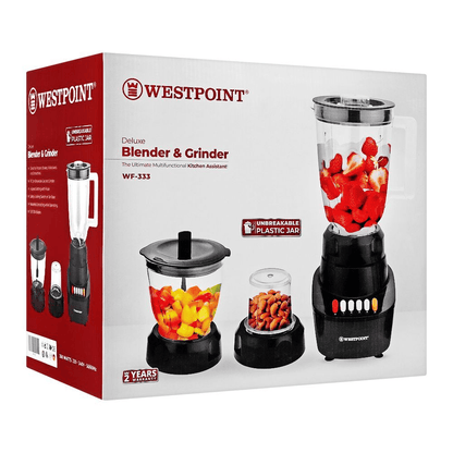 Westpoint Deluxe Blender & Grinder 3 in 1 WF-333 - Win Bachat