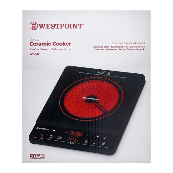 Westpoint Deluxe Ceramic Cooker WF-142 - Win Bachat