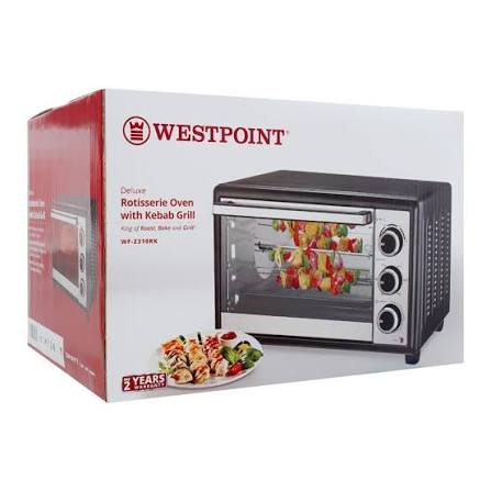 Westpoint Deluxe Convection Rotisserie Oven with Kebab Grill WF-2310RK - Win Bachat