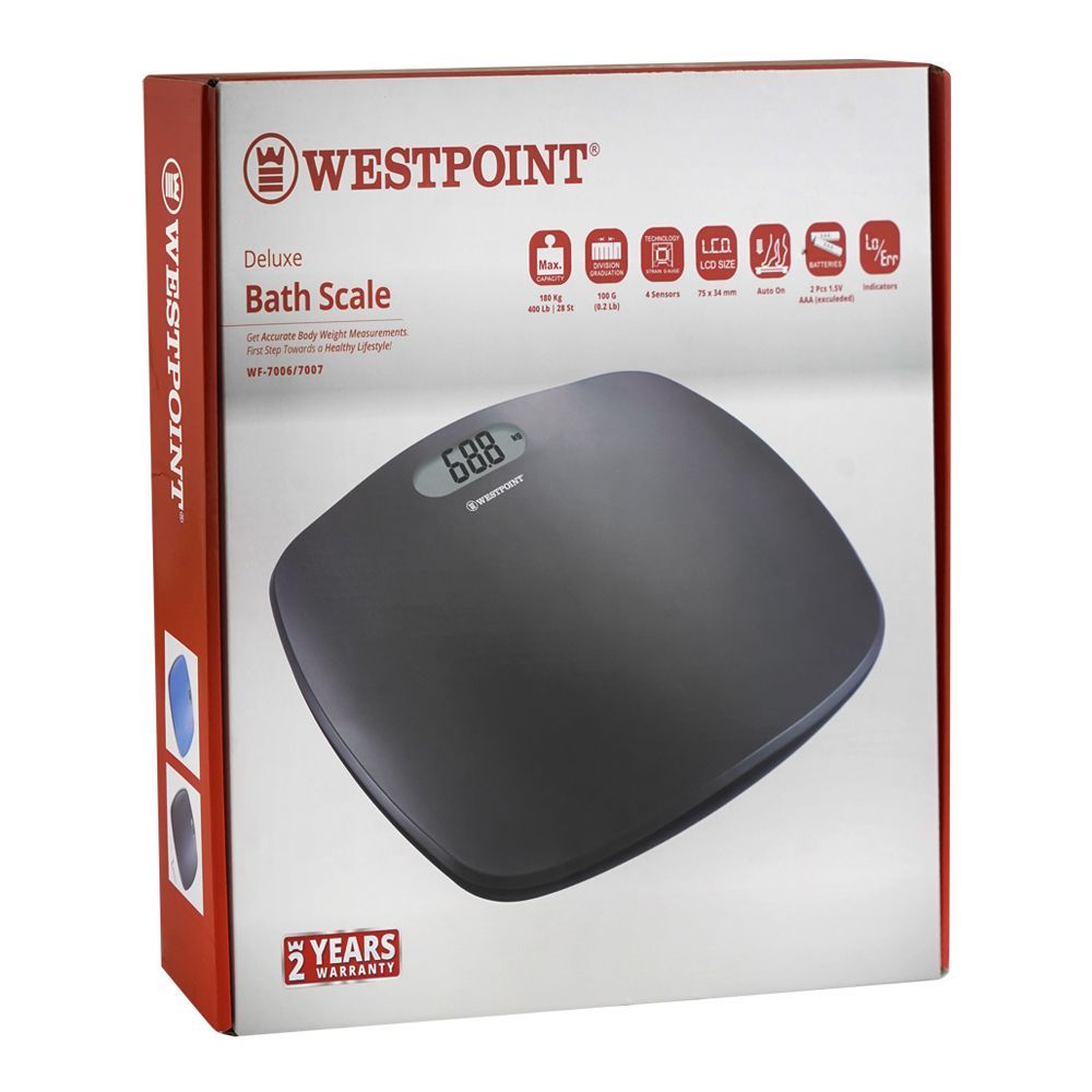 Westpoint Deluxe Digital Bath Scale WF-7007 - Win Bachat