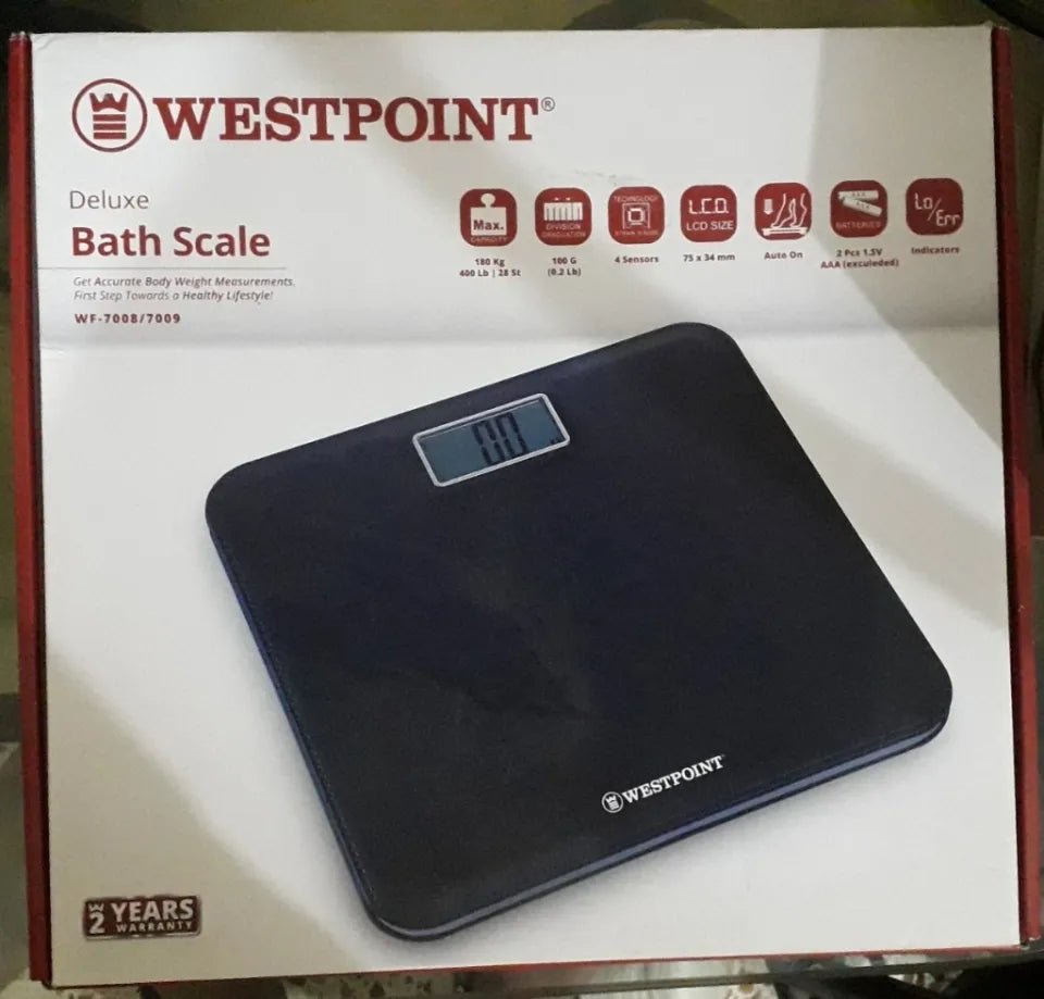 Westpoint Deluxe Digital Bath Scale WF-7009 - Win Bachat