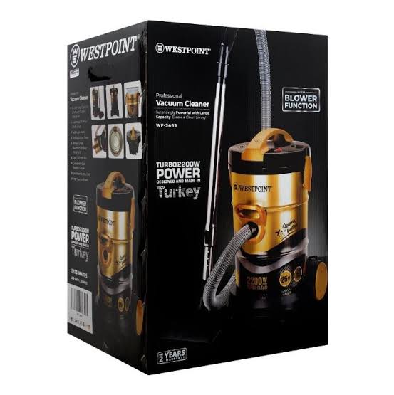 Westpoint Deluxe Drum Vacuum Cleaner with Blower WF-3569 - Win Bachat