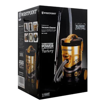 Westpoint Deluxe Drum Vacuum Cleaner with Blower WF-3569 - Win Bachat