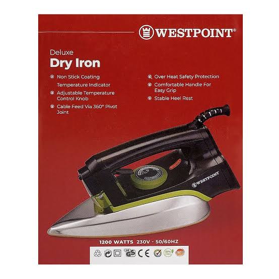 Westpoint Deluxe Dry Iron WF-2430 - Win Bachat