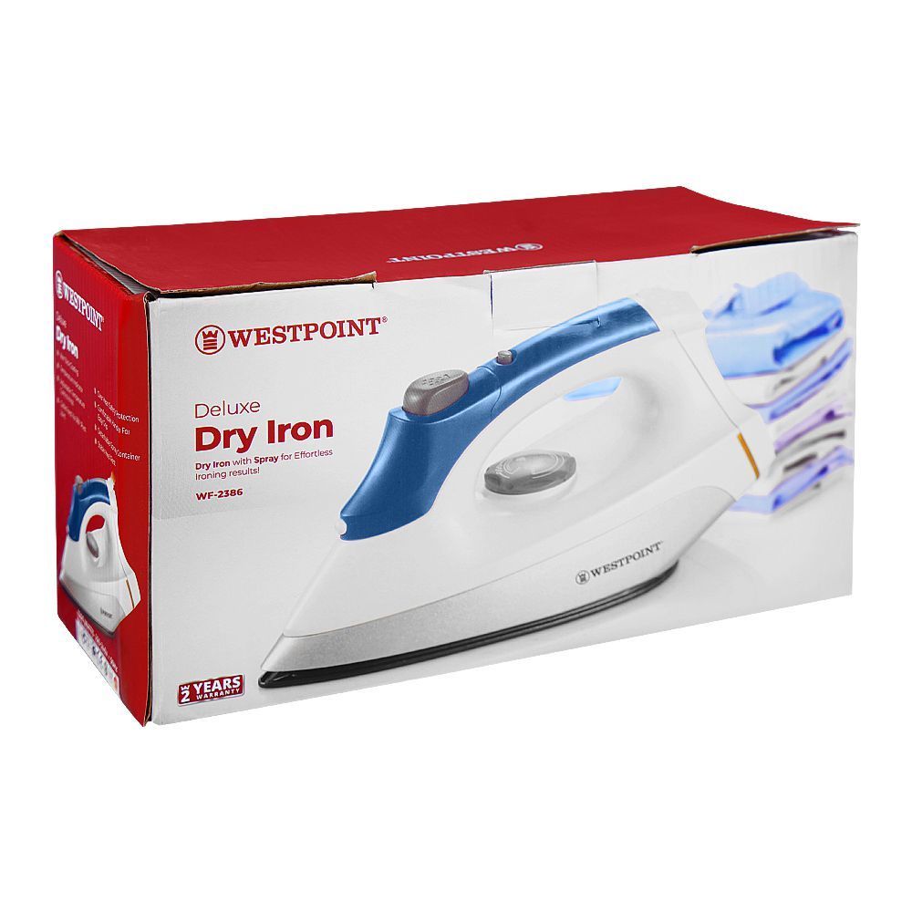 Westpoint Deluxe Dry Iron with Spray WF-2386 - Win Bachat